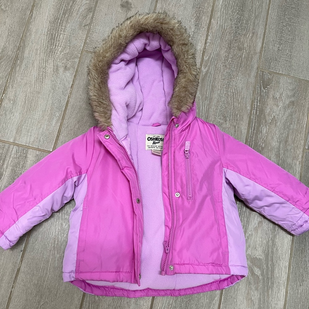 Osh Kosh Toddler Girl Ski Jacket LIKE NEW